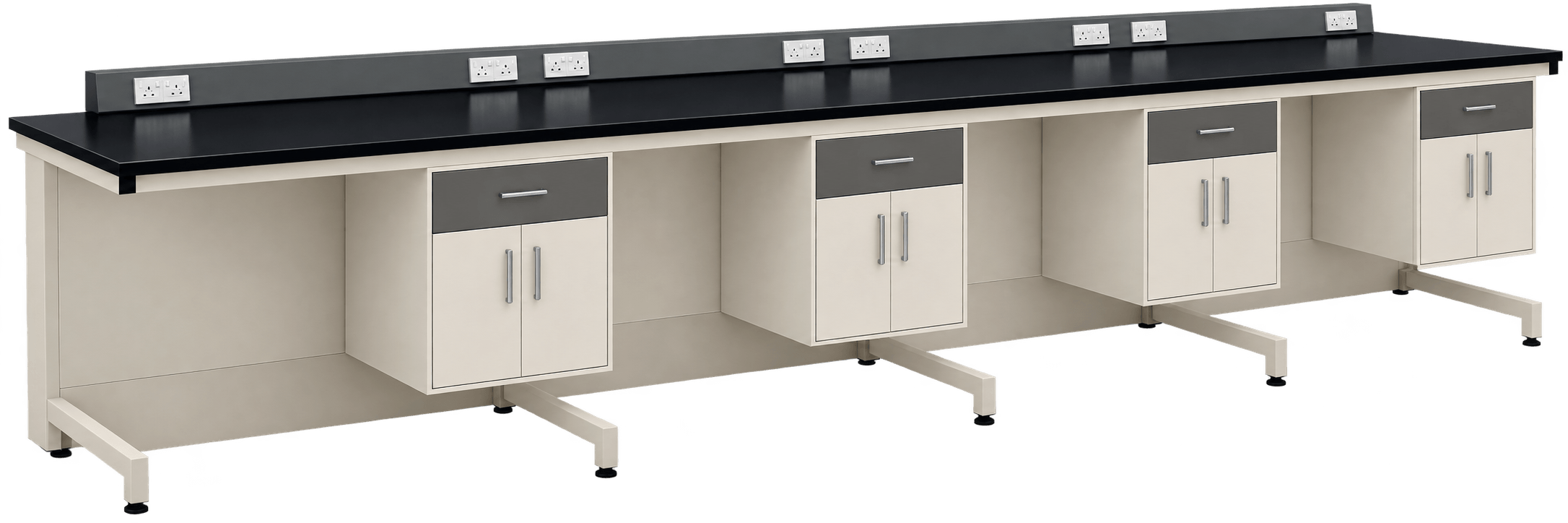 ZAKKAA Lab Table with Electrical Trunking | LAB-9