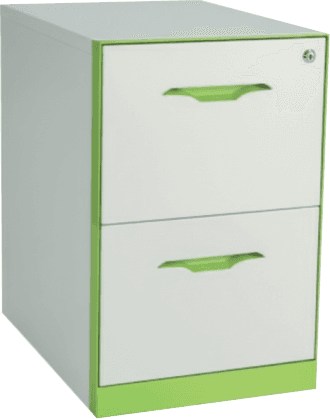 ZAKKAA Steel Vertical Filing Cabinet – 2 Drawer Office Storage Cabinet