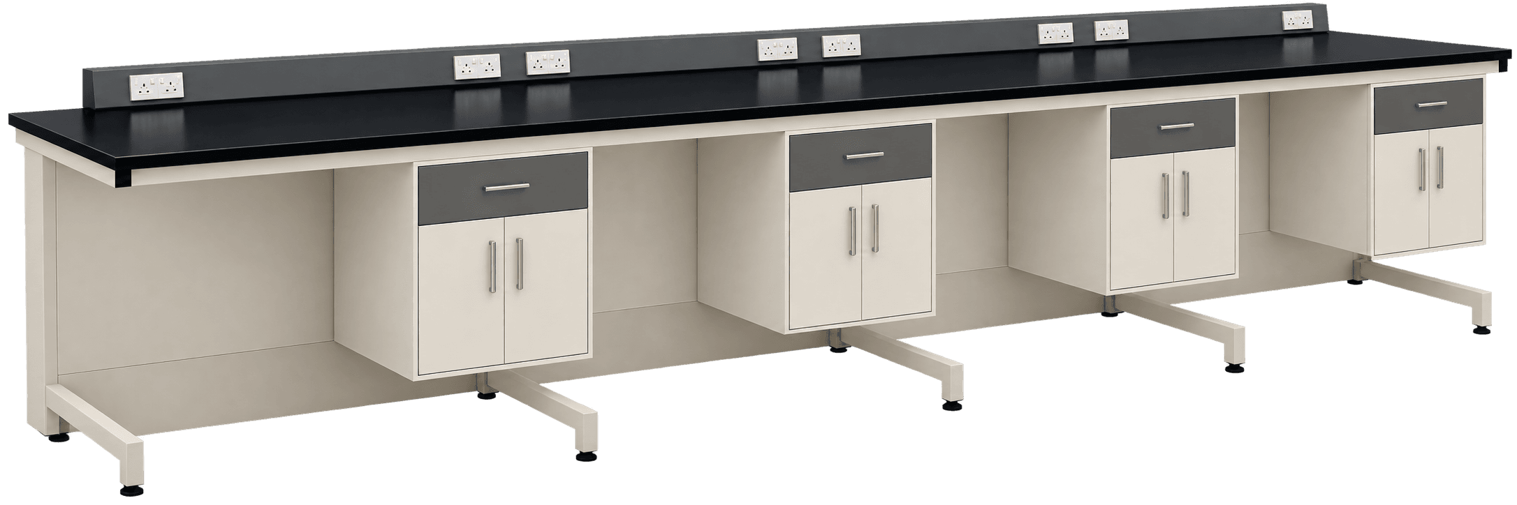 ZAKKAA Lab Table with Electrical Trunking | LAB-9