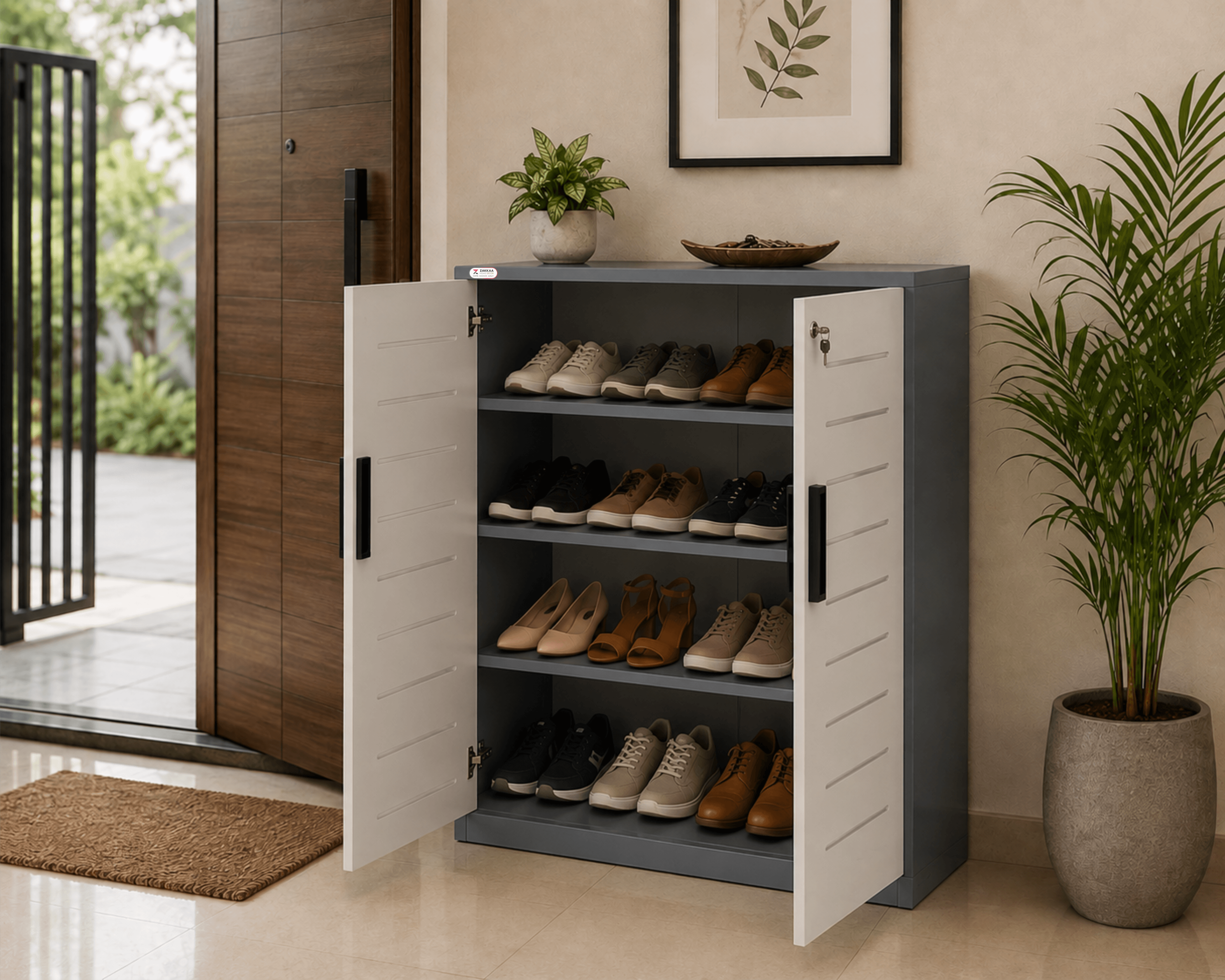 Steel Shoe Rack Cabinet ZMS 32 hover