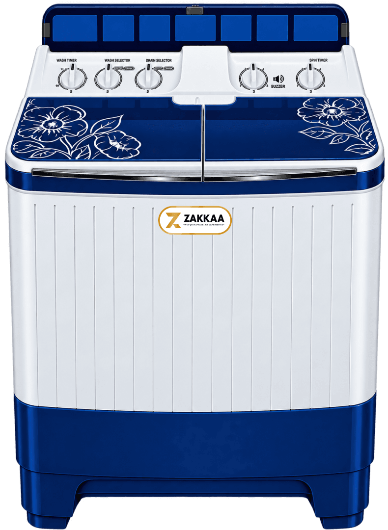 ZAKKAA ZKWM-21 11.5 KG Semi-Automatic Washing Machine