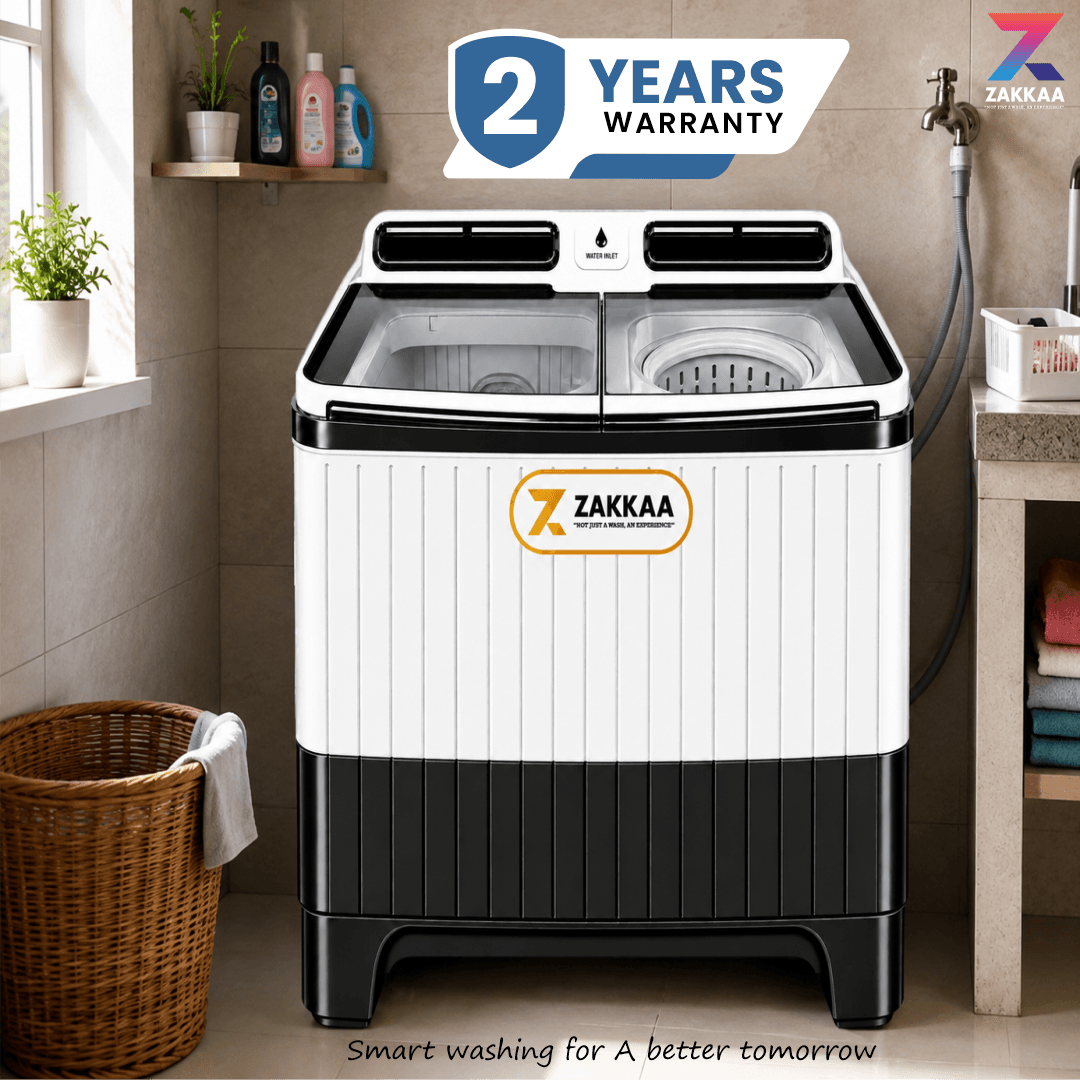 ZAKKAA ZKWM-20 10.5 KG Semi-Automatic Washing Machine hover