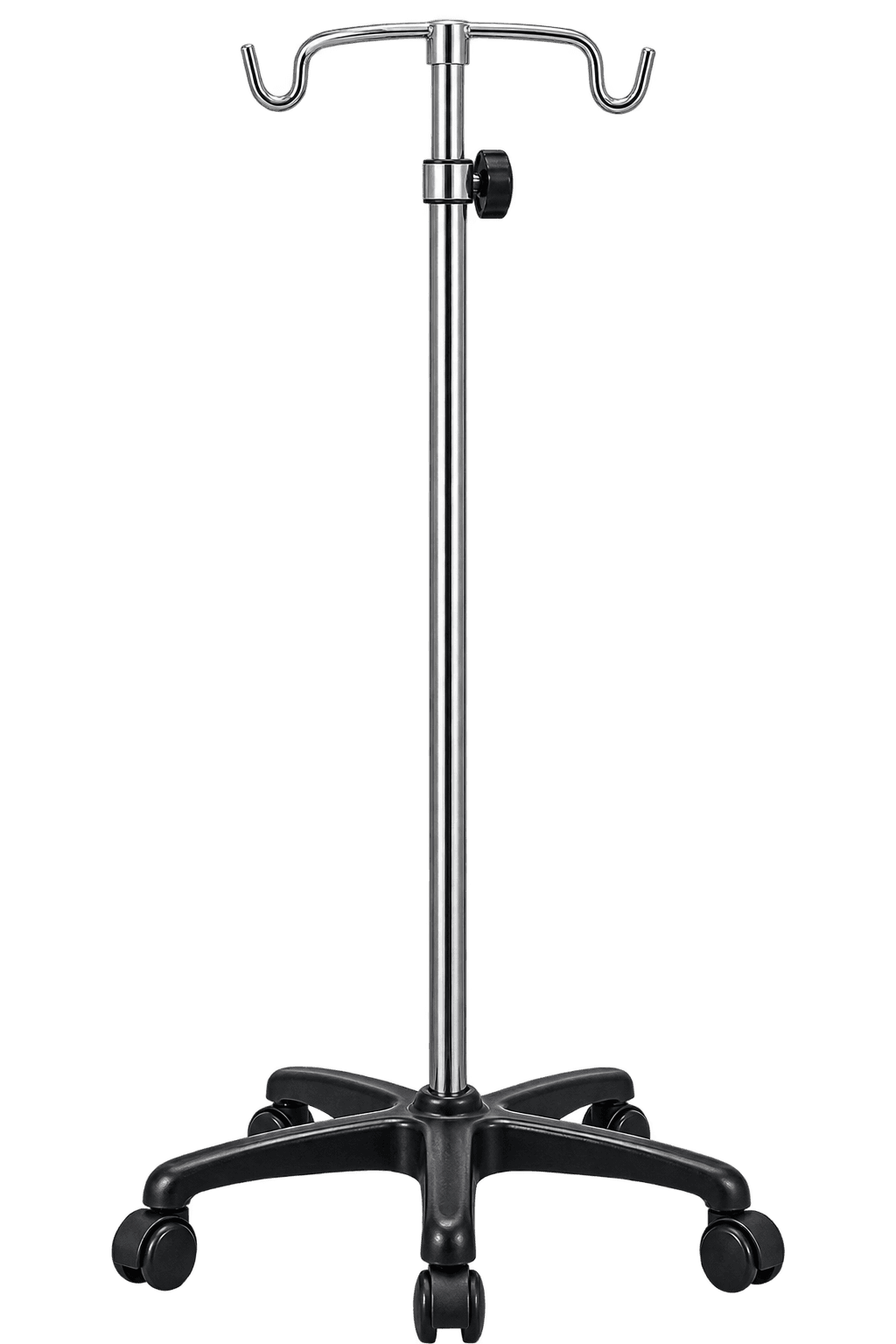 ZAKKAA Saline Stand with Nylon Base & SS Rod