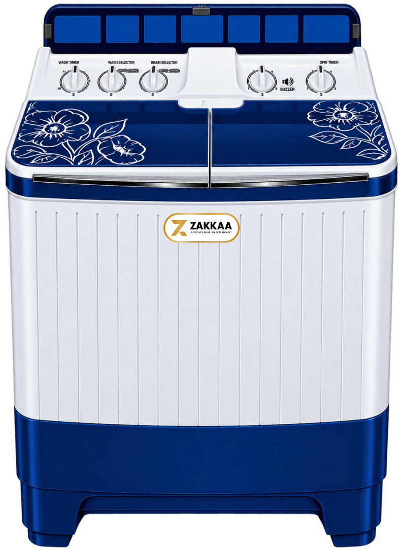 ZAKKAA ZKWM-21 11.5 KG Semi-Automatic Washing Machine